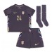 Camisa de Futebol Inglaterra Cole Palmer #24 Equipamento Secundário Infantil Europeu 2024 Manga Curta (+ Calças curtas)